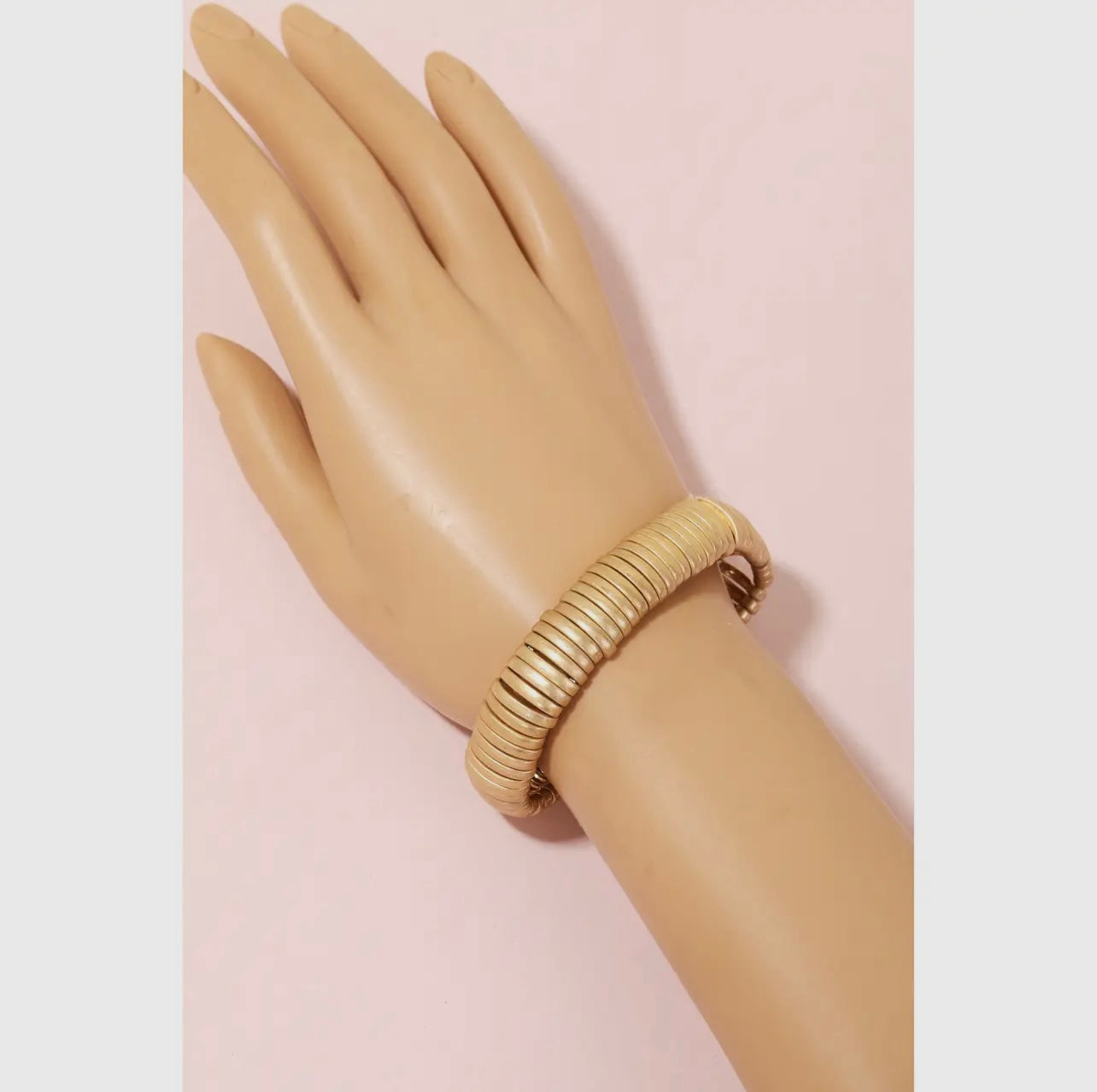 Metallic Gold Stretch Bracelet