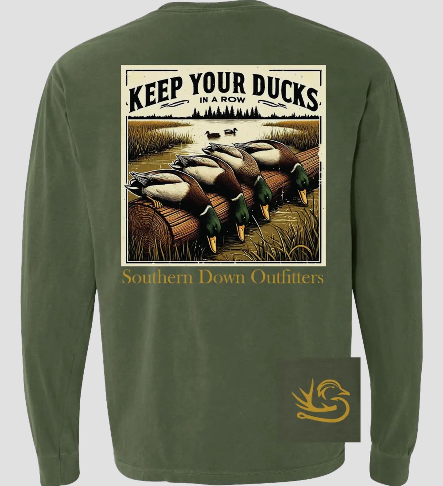 Ducks In A Row Tee