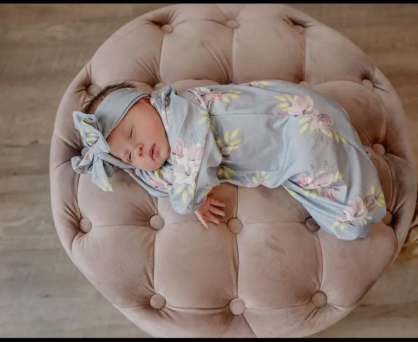 Baby Gown And Headband