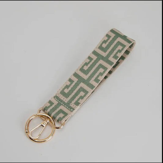 Pattern Wristband Keychain