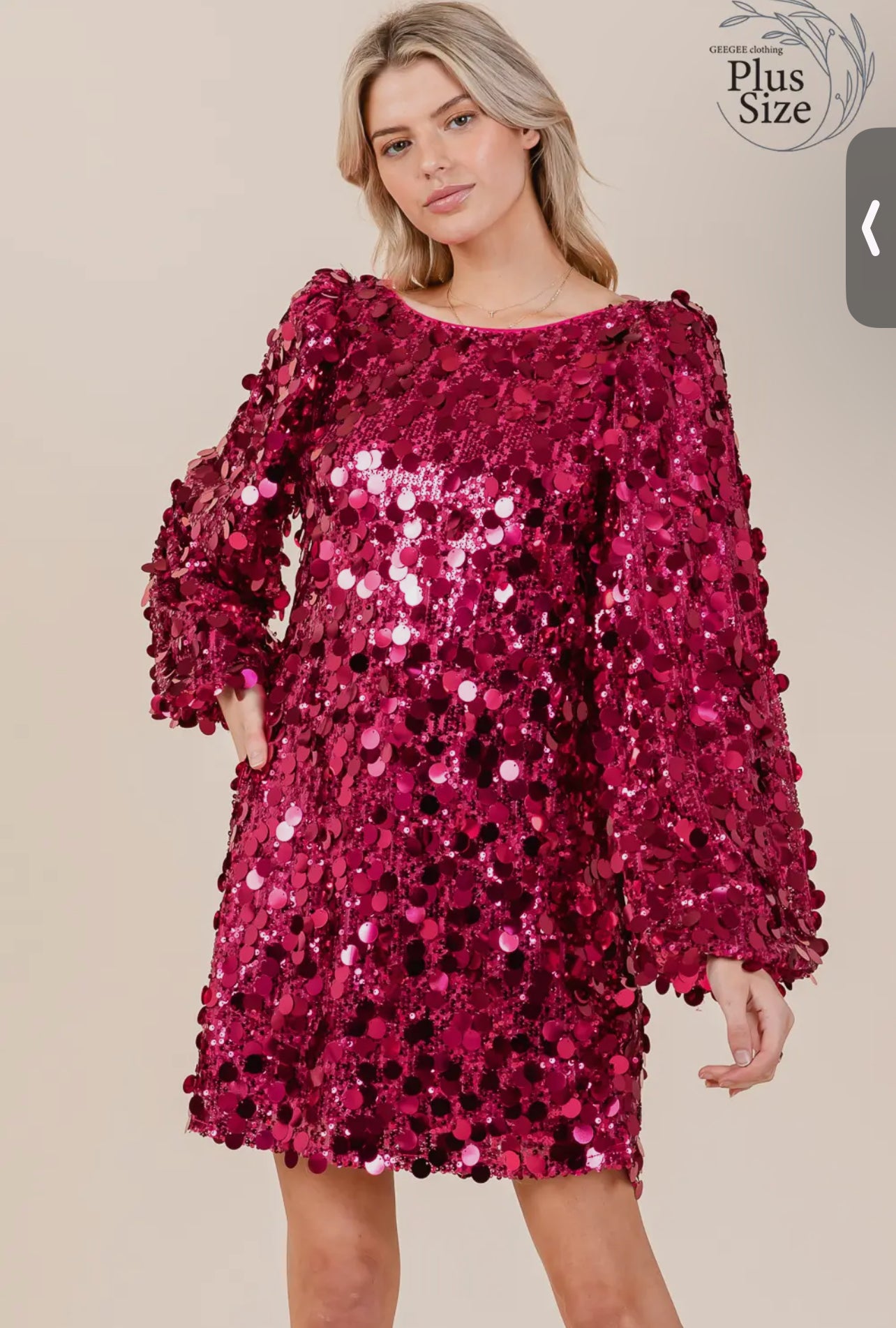 Paillette Sequin Cocktail Dress