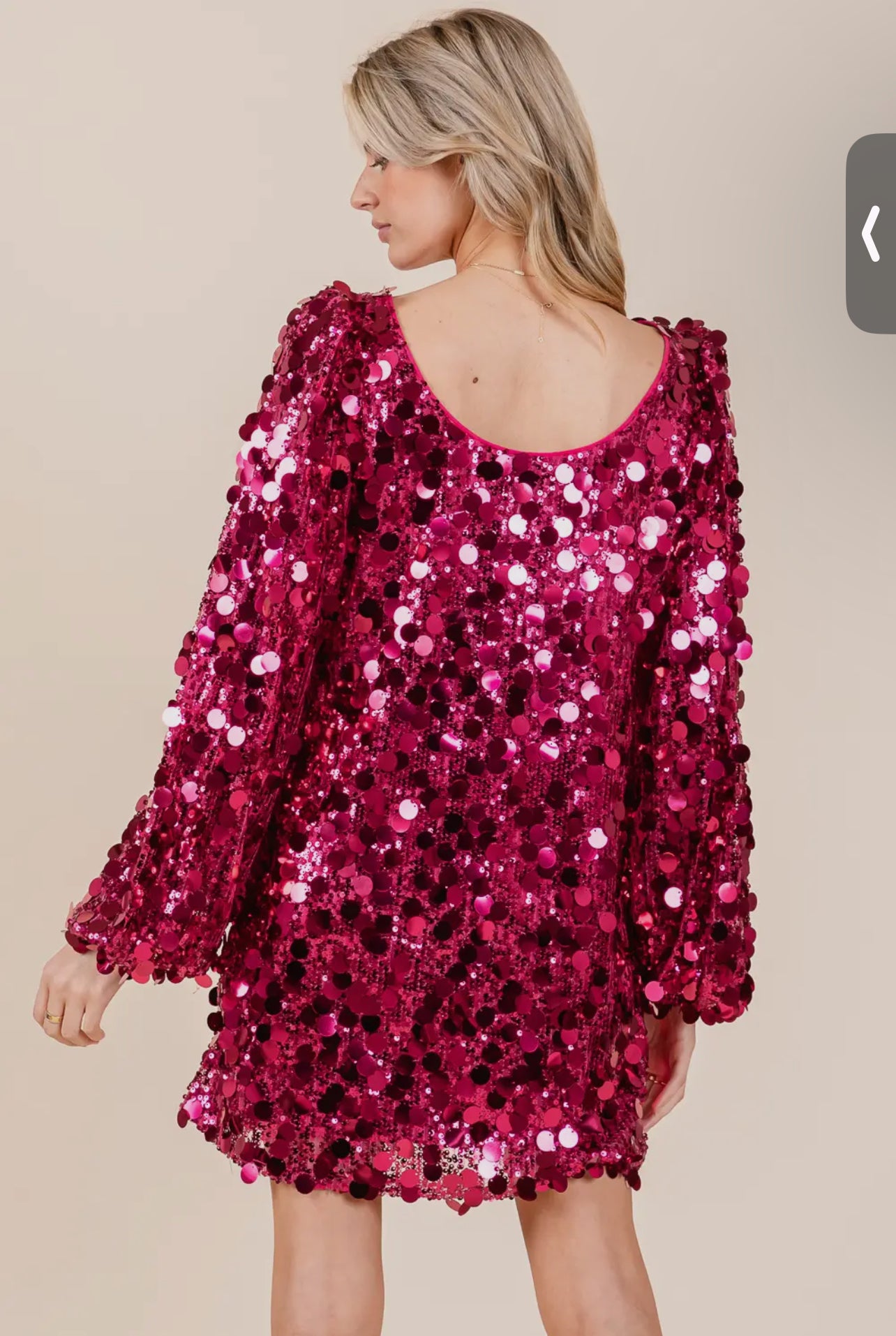 Paillette Sequin Cocktail Dress