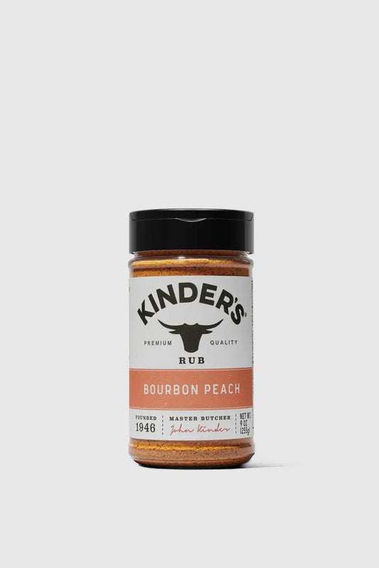 Kinder’s Rubs Burbon Peach9.oz