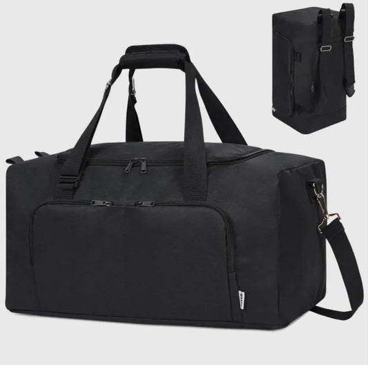 Black Travel Duffel Bag