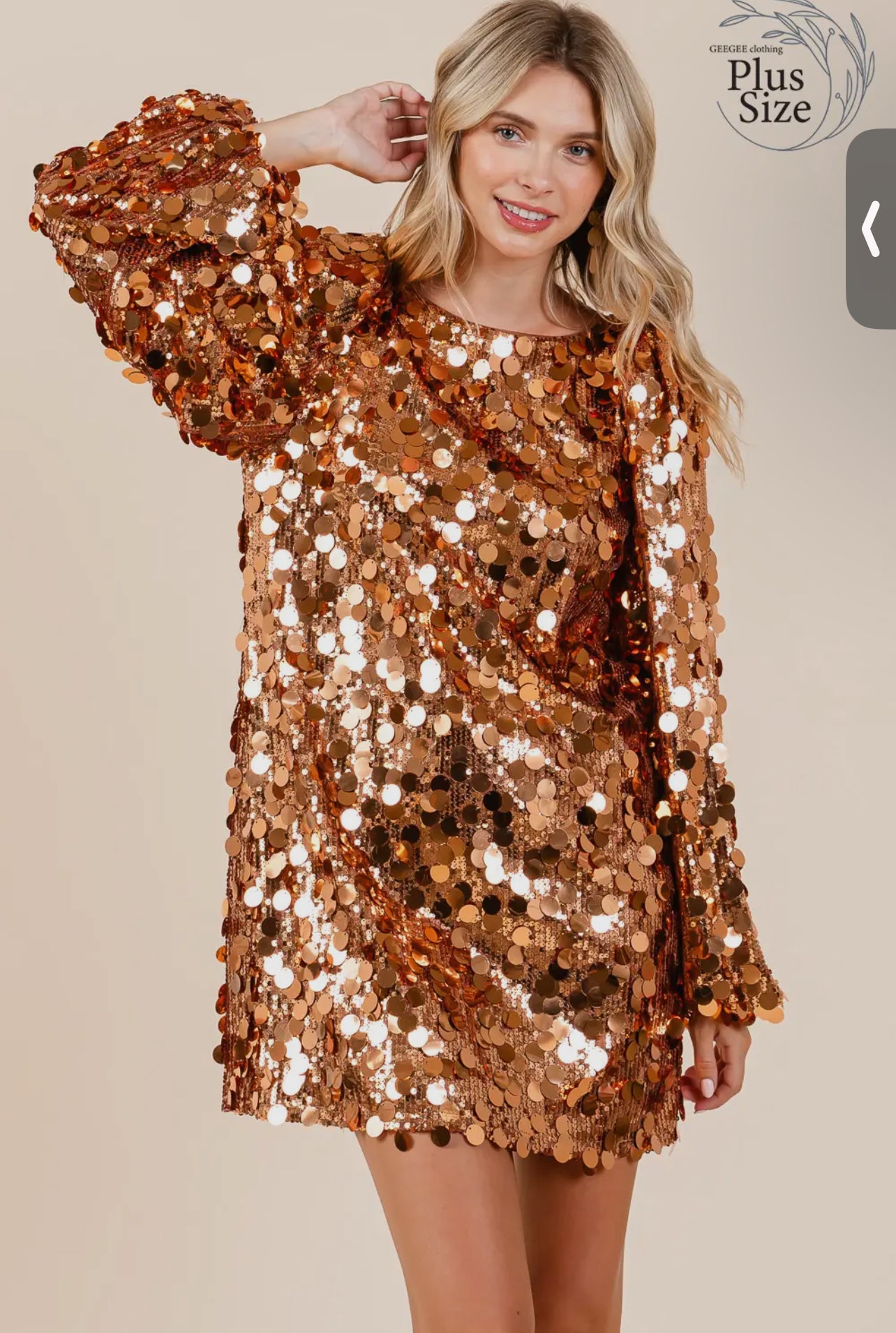 Paillette Sequin Cocktail Dress