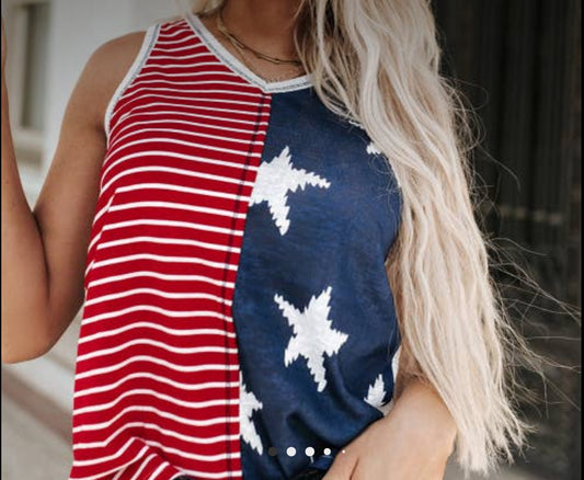 Stars And Stripes Tank Top