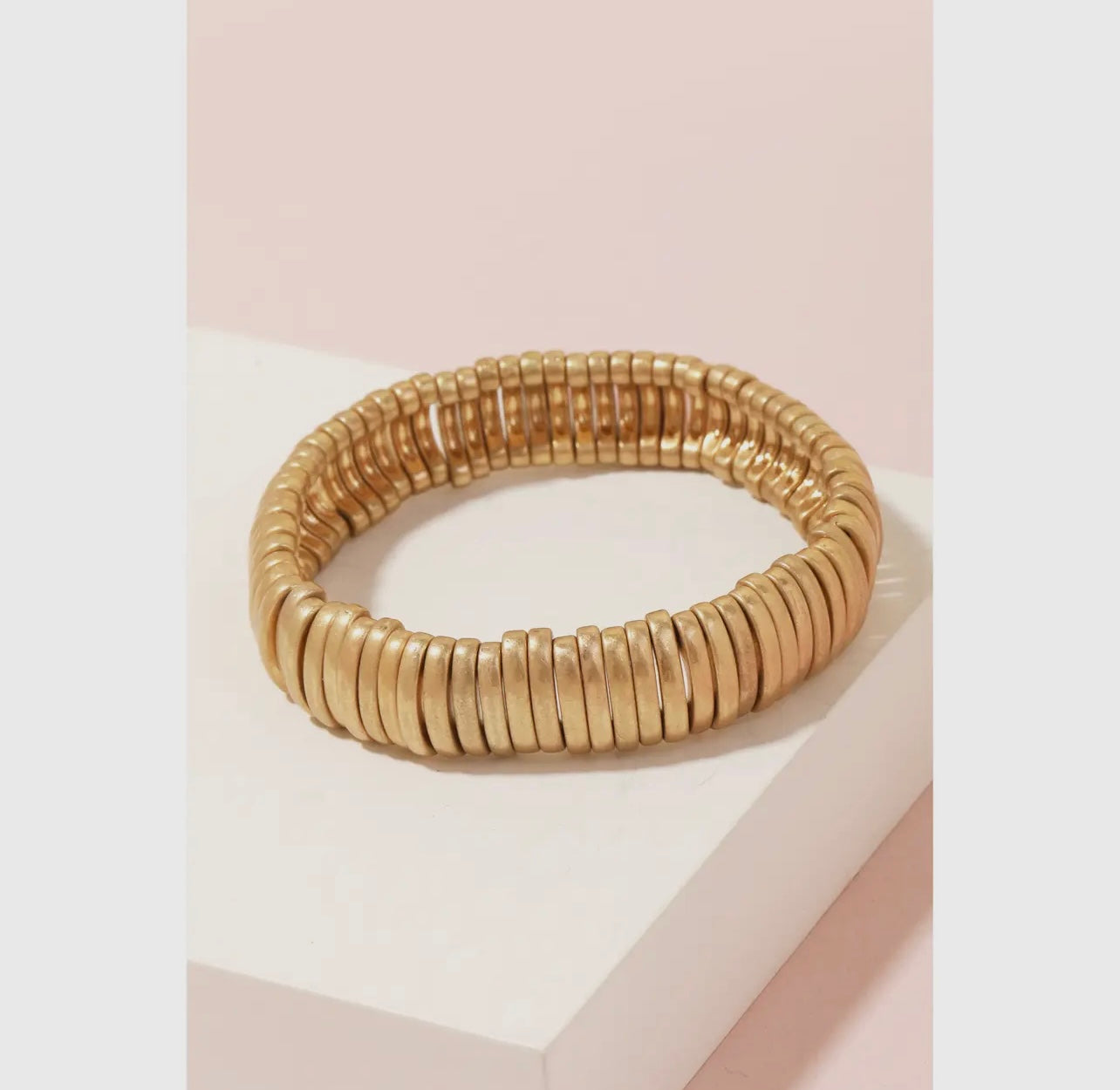 Metallic Gold Stretch Bracelet