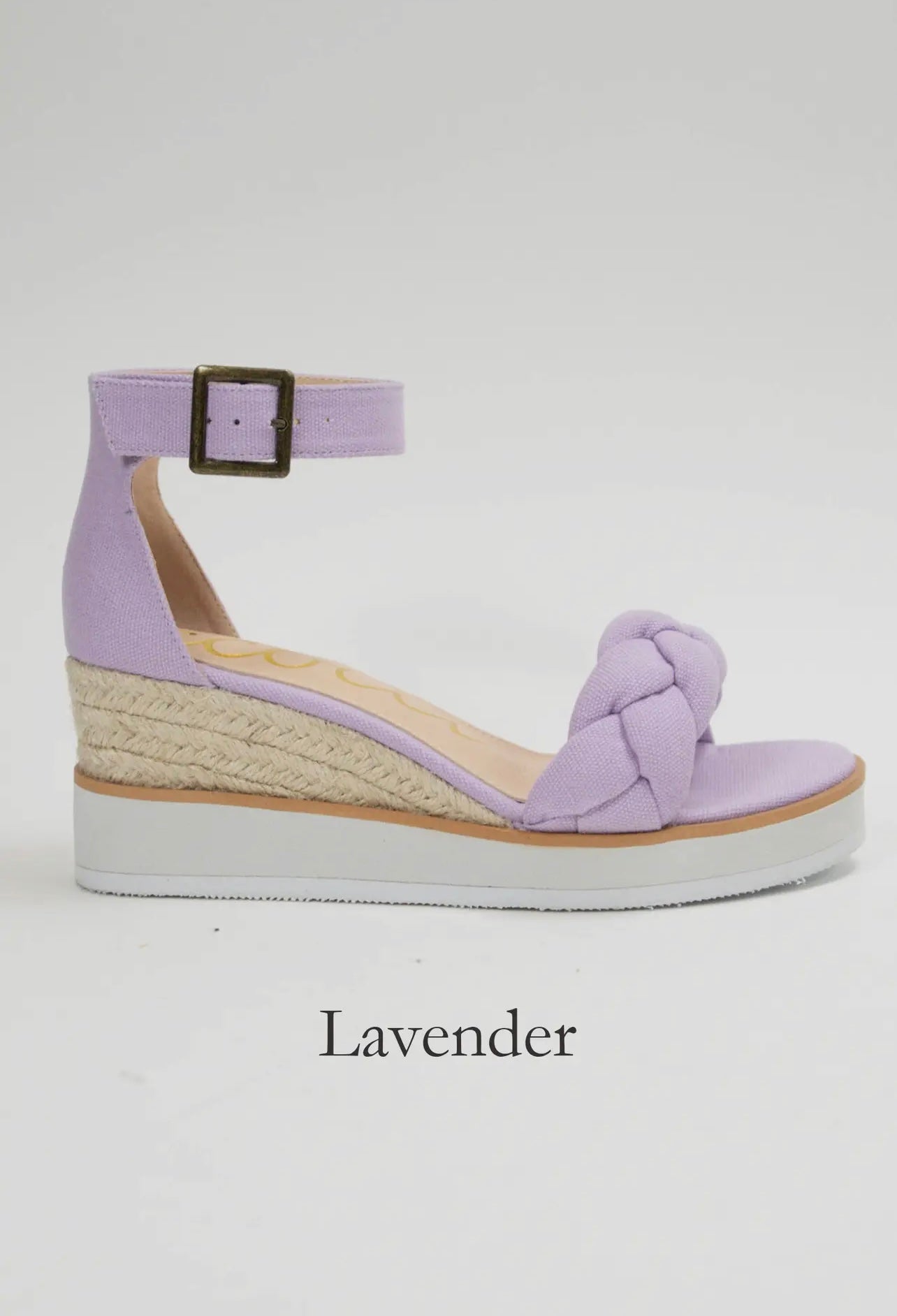 Paloma Linen Wedge Sandal