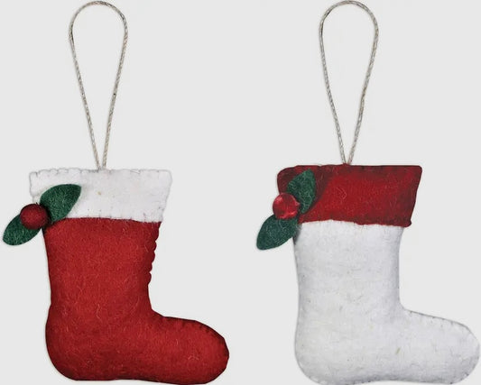 Stocking Ornament Set Of 2