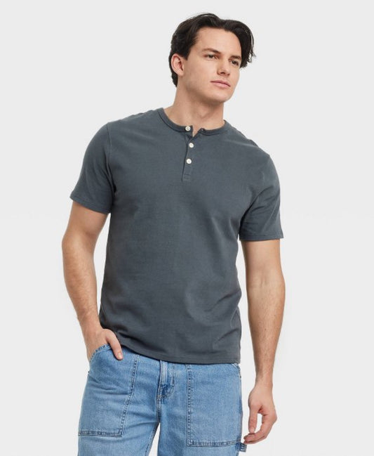 Men’s short sleeve Henley