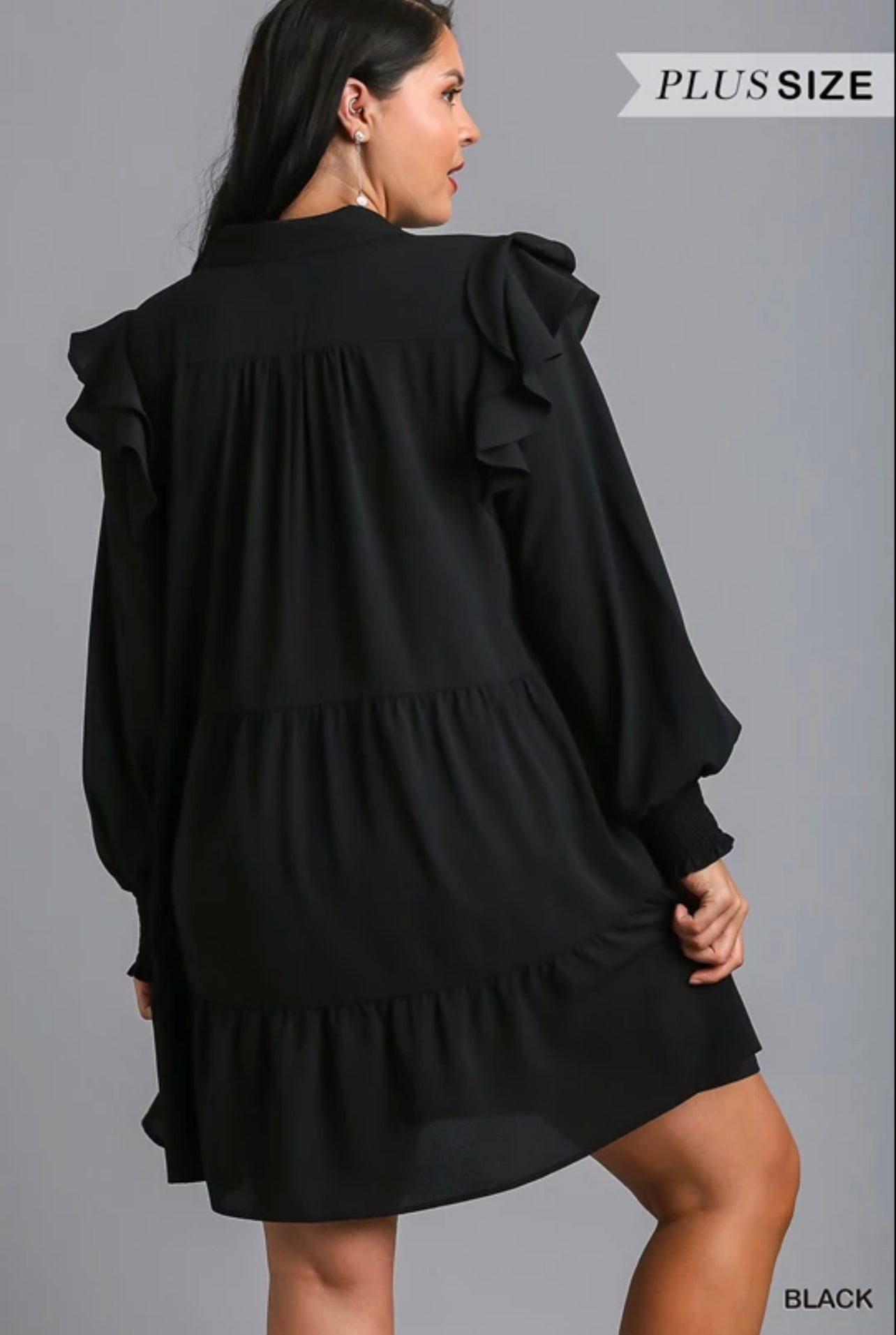 Plus Ruffle Dress