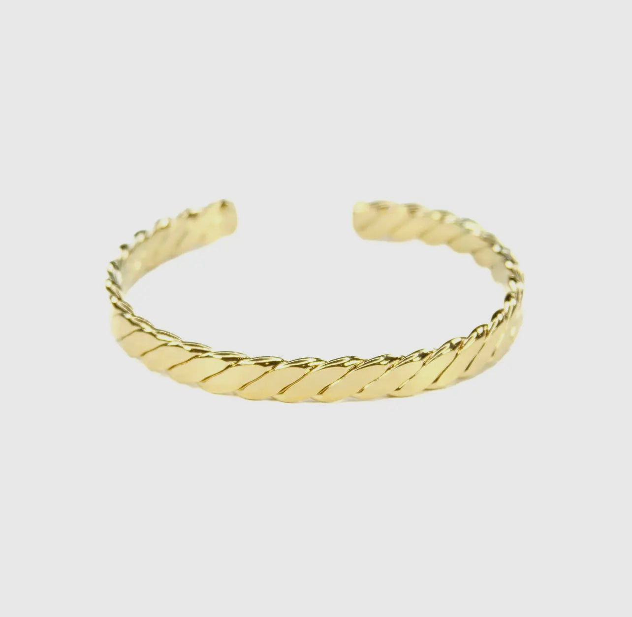 Gold Twisted Cuff