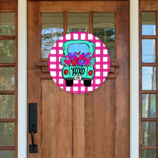 Heart Teal Pickup - shelf sitter