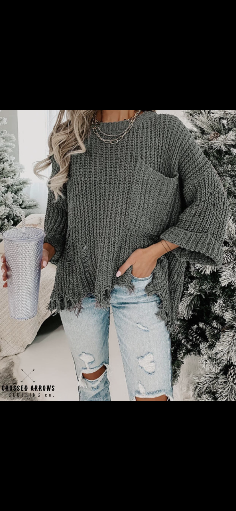 Chuncky Grey Sweater