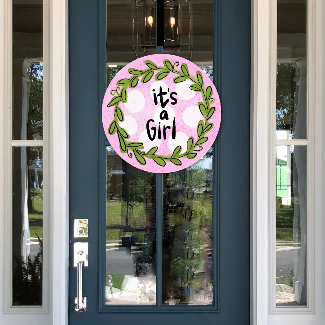 It’s a Girl - door hanger