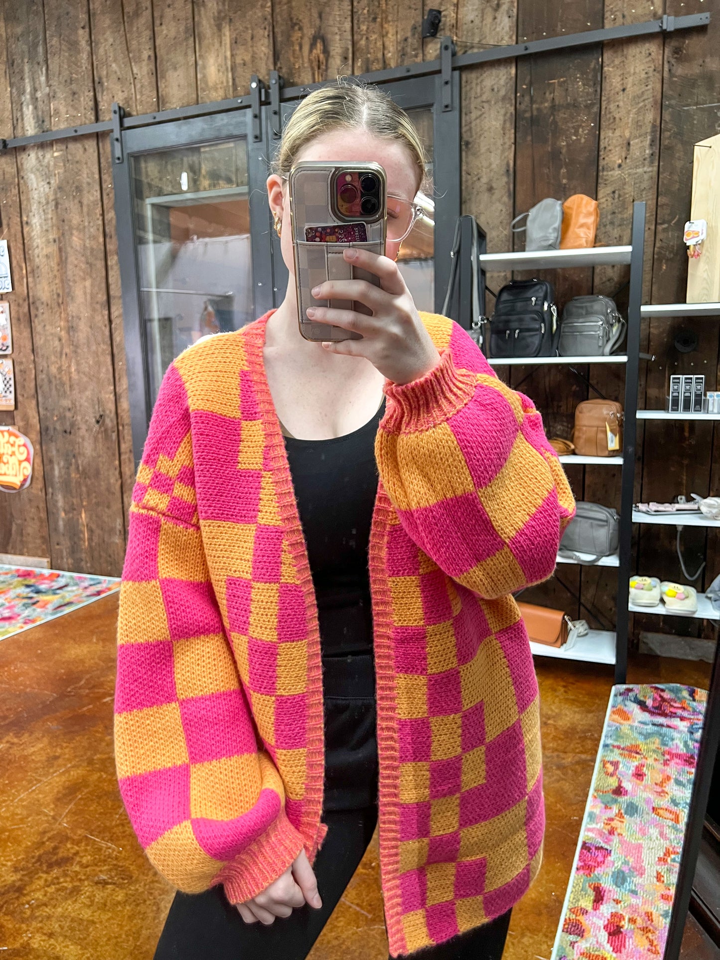 Color Block Cardigan