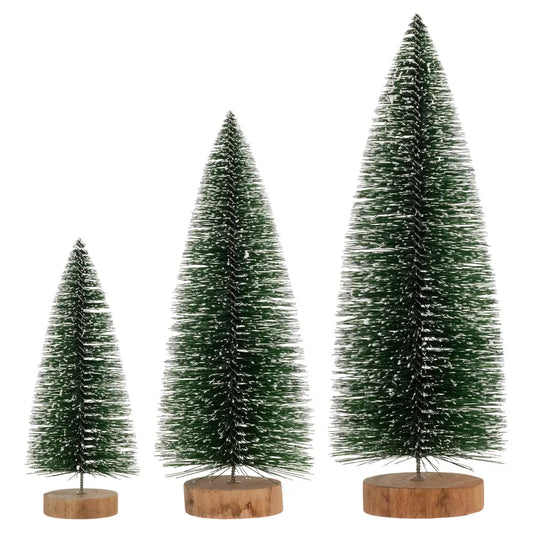 Bottle Brush Trees Set/3