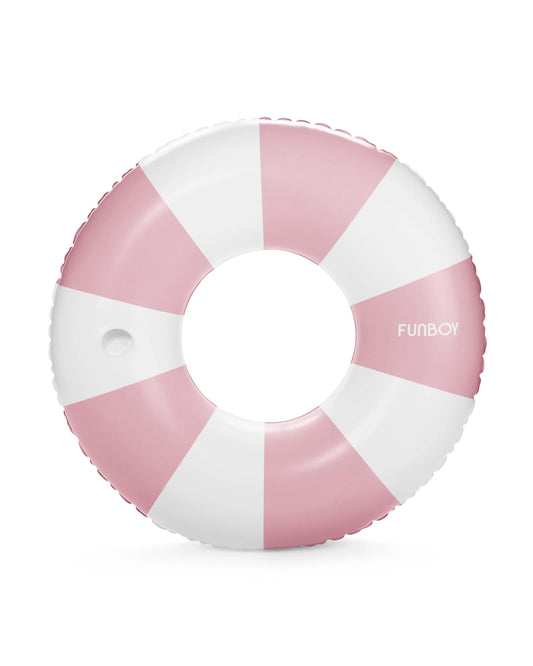 Pink Vintage Stripe Tube Float