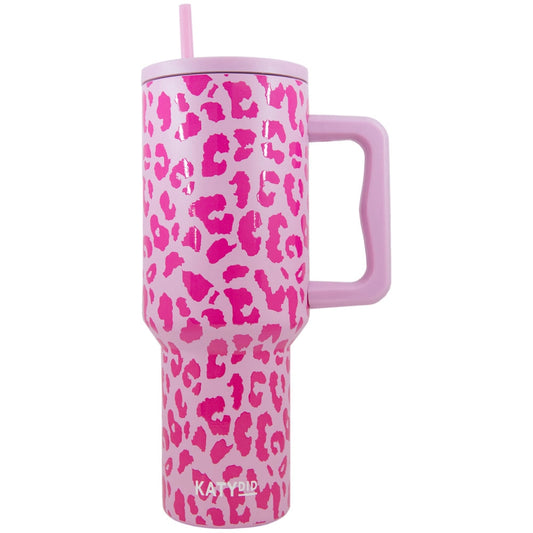 Pink Leopard Tumbler