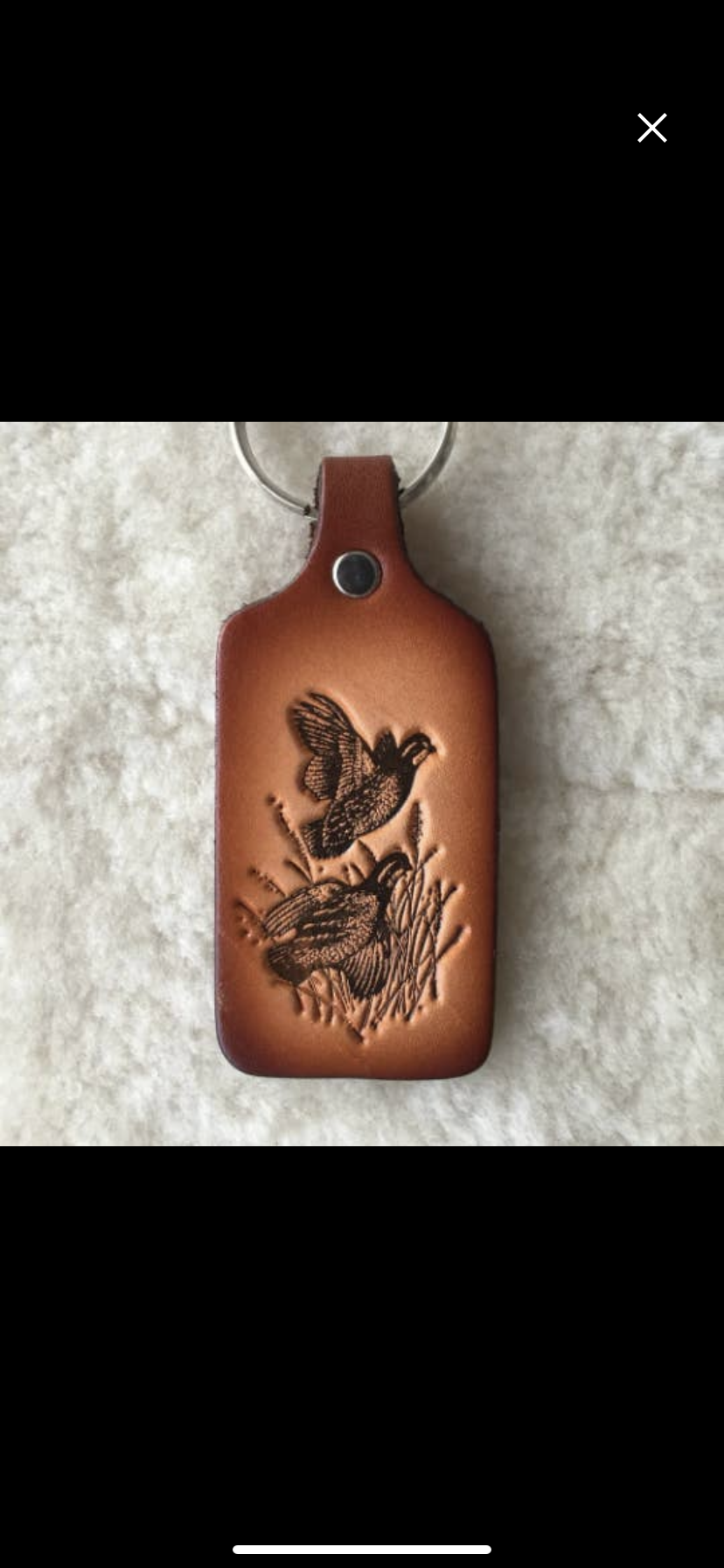 Leather Keychain