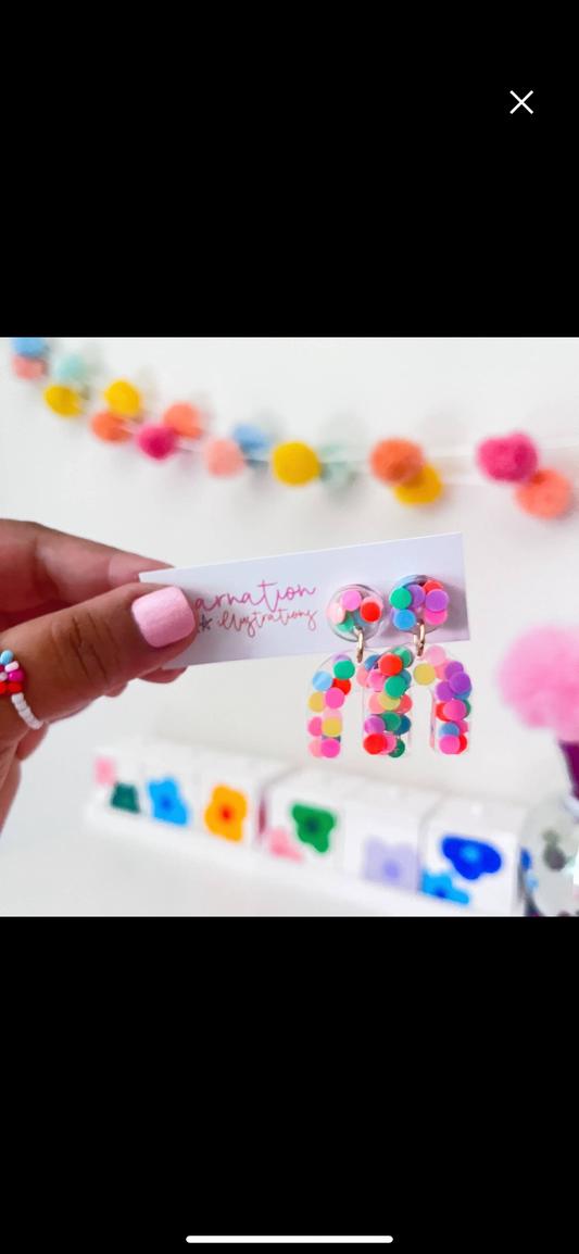 Confetti Earring Dots