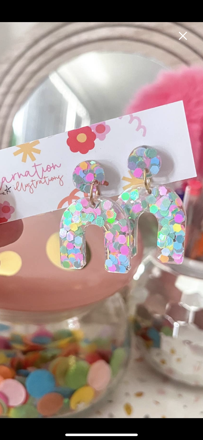 Confetti Earring Shimmer