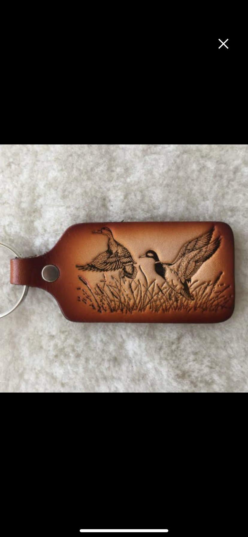 Leather Keychain