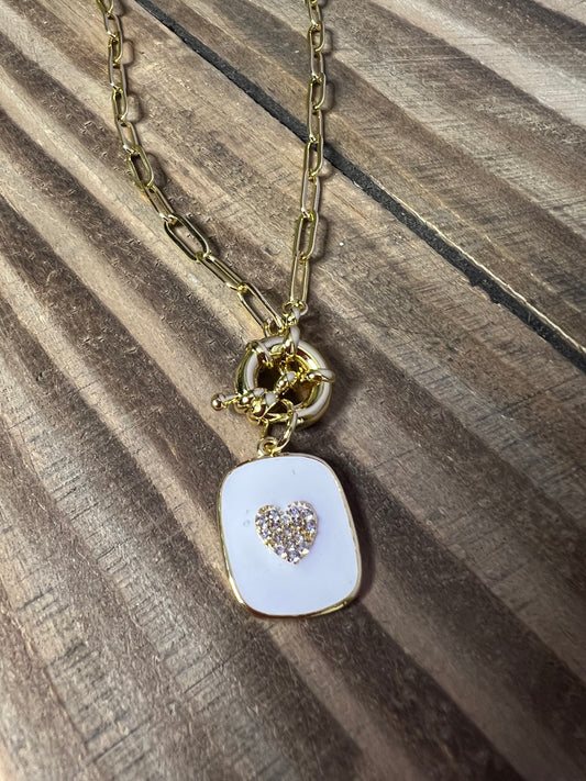 Heart Crest Necklace