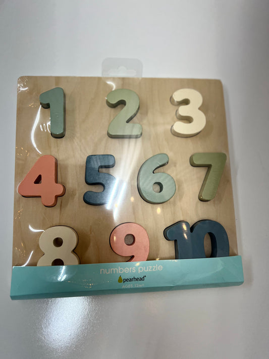 Wooden Numbers Puzzle