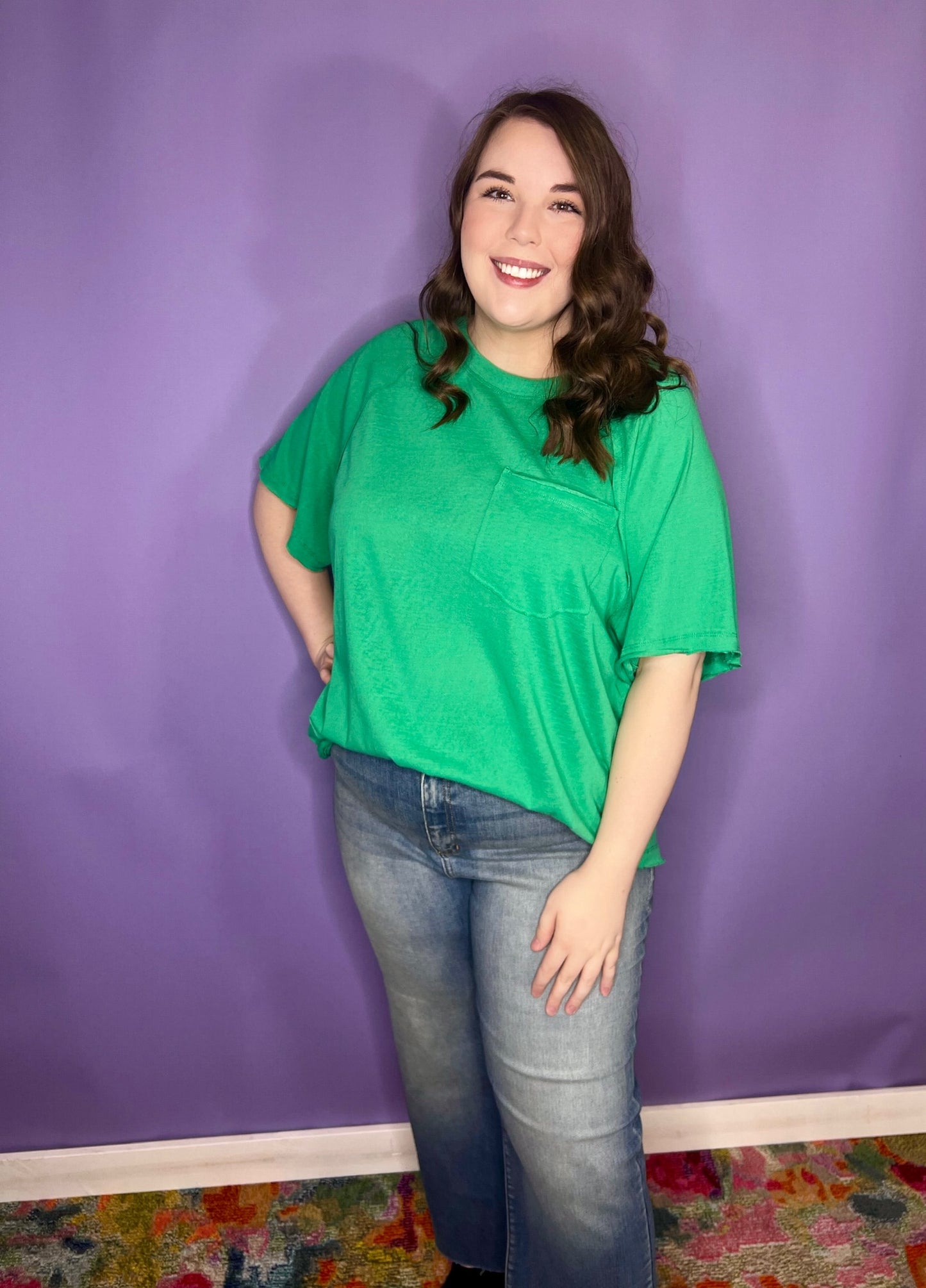 Green Cotton Top